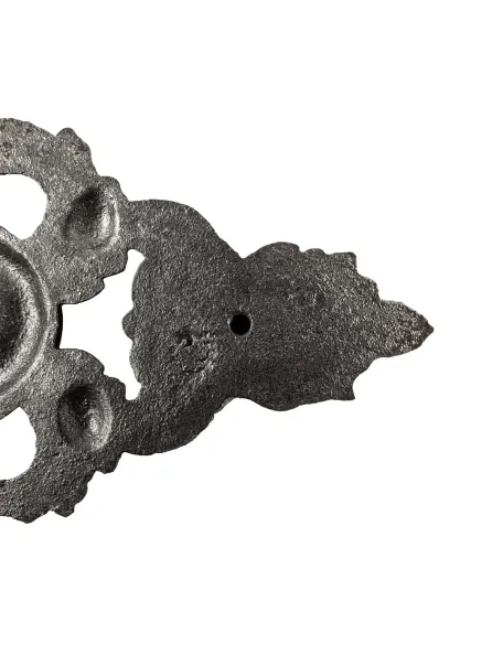 Palmette à visser en fonte - ornement portail - 250x100 mm