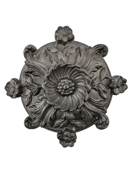 Rosace diamètre 165 mm en fonte - Taraudée M5