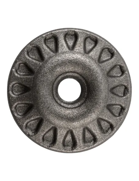 Rondelle rosace acier D67 mm - Percée D12 mm