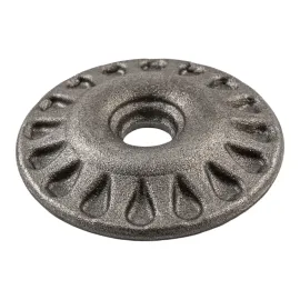 Rosace acier Ø 67 mm intérieur Ø 12 mm réf. 03 1142