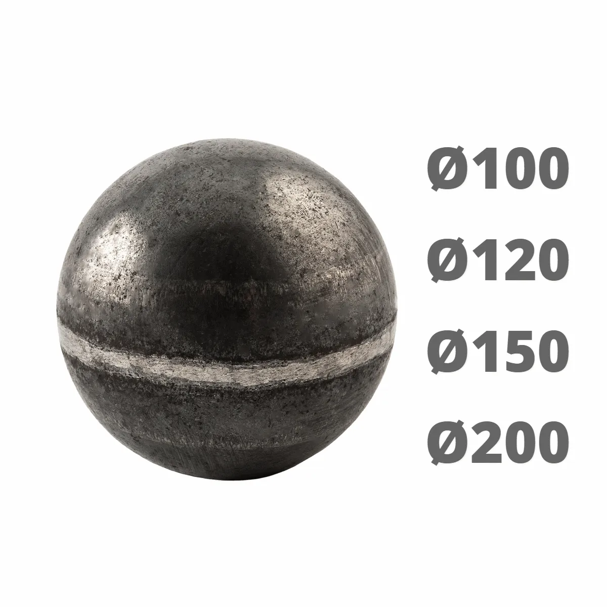 Boules creuses en acier