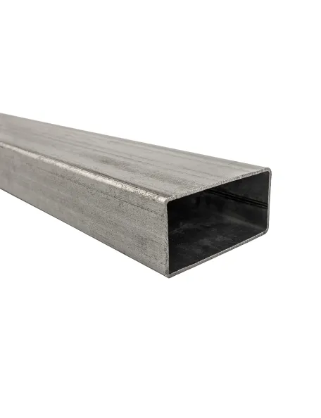 Tube acier galvanisé rectangle 80x40x2 mm - Haute résistance
