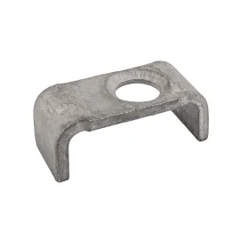Cavalier caillebotis pour maille 19x19 mm - Fixation en acier galvanisée