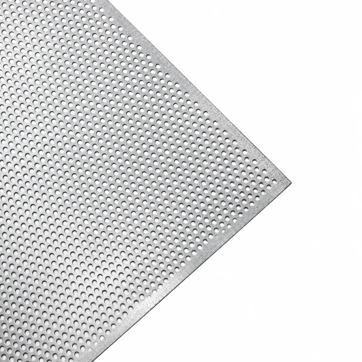 Tôle acier GALVA perforée 1000x2000x1,5 mm R5T8