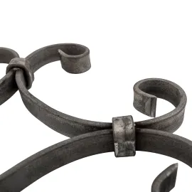 Volutes en fer forgé - décor 230 x 230 mm
