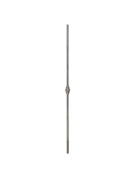 Barreaux fer forgé en rond martelé 14 mm - 1 mètre