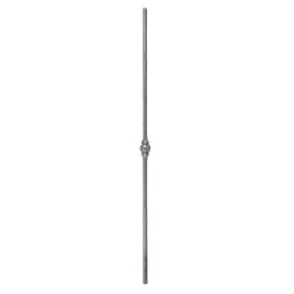 Barreaux fer forgé en rond martelé 14 mm - 1 mètre
