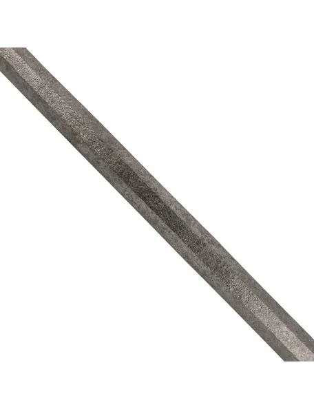 Barreau fer forgé en acier martelé 14 mm - 1m