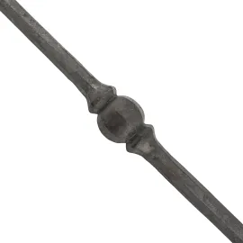 Barreau acier 50 cm à facette