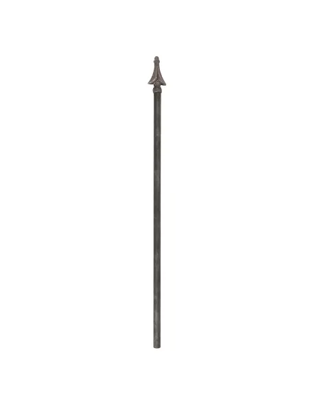 Barreau de clôture avec fer de lance 65 cm - rond acier 12 mm