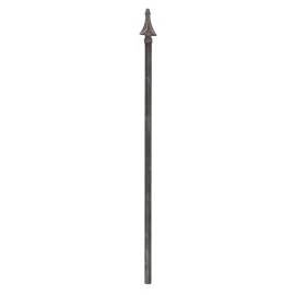Barreau de clôture avec fer de lance 65 cm - rond acier 12 mm
