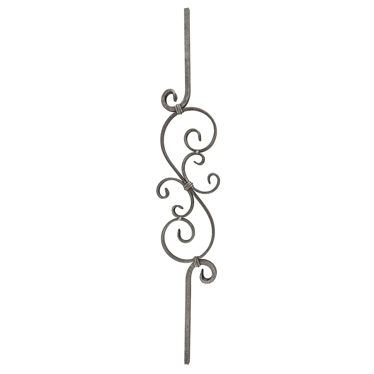 Barreau fer forgé 90 cm - acier carré 12 mm