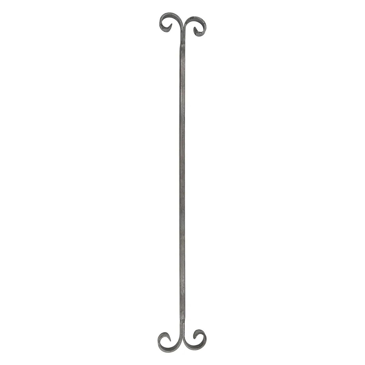 Barreau acier pour rampe droite H900 mm - carré acier 14 mm