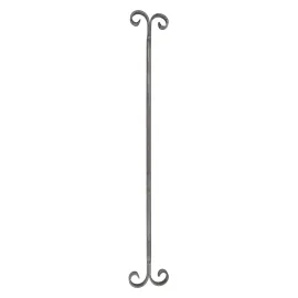 Barreau acier pour rampe droite H900 mm - carré acier 14 mm