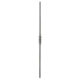 Barreau en acier carré 14 mm - hauteur 1 mètre - SF08091