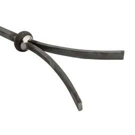 Barreau fer forgé pour clôture H1200 mm - acier carré 14 mm