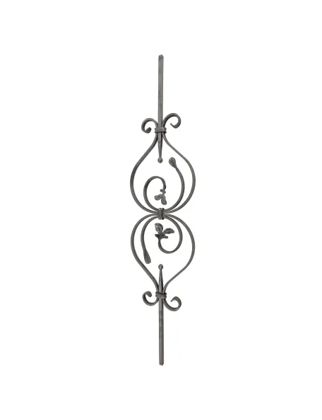 Barreau fer forgé H950 carré 12 - SF07251