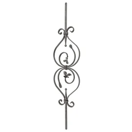 Barreau fer forgé H950 carré 12 - SF07251