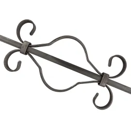Barreau fer avec volutes H900