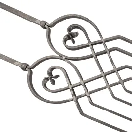 Barreau fer forgé ornement H1100 carré 12