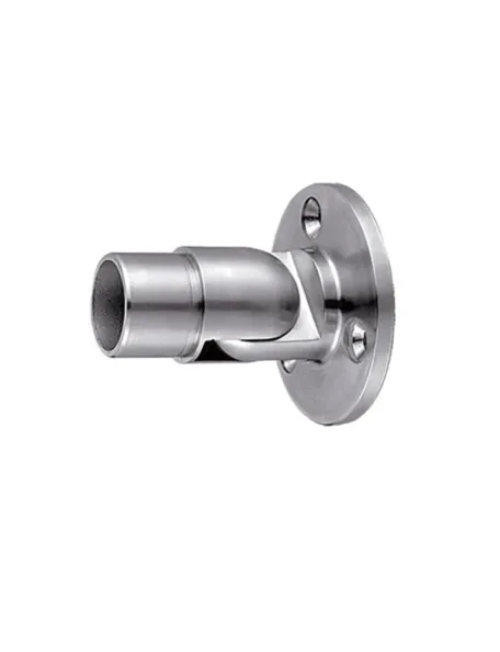 Support mural articulé inox pour main courante Ø 42.4 mm