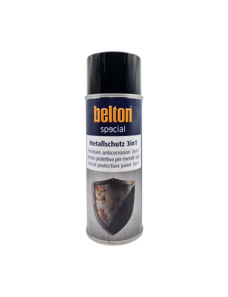 Bombe de peinture - Noir BRILLANT - Protection anticorrosion