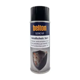 Bombe de peinture - Noir BRILLANT - Protection anticorrosion