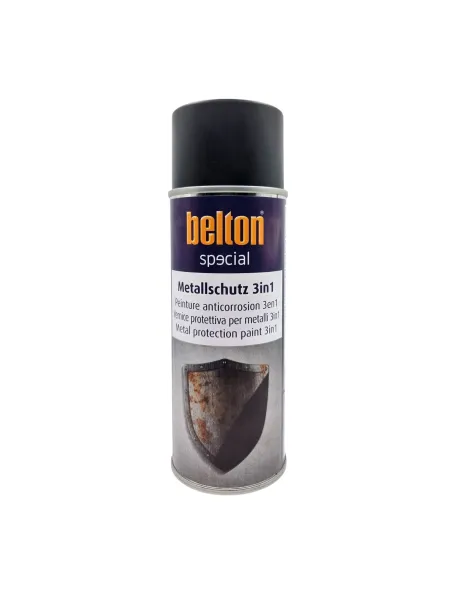 Bombe de peinture - Noir MAT - Protection anticorrosion
