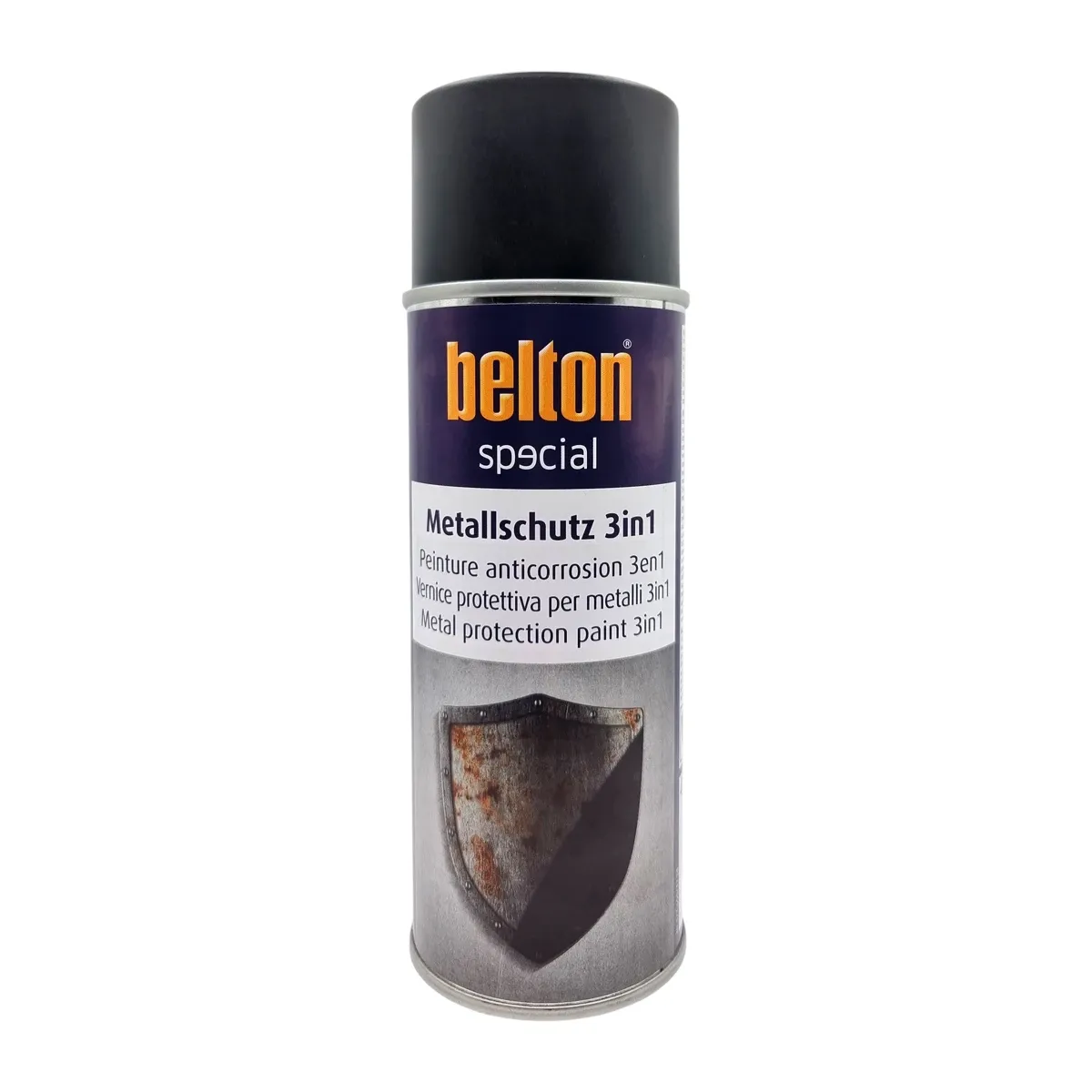Bombe de peinture - Noir MAT - Protection anticorrosion